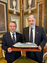 Tian Yulong e Marco Bucci