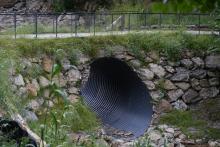 La messa in sicurezza di un affluente del rio Trensasco lungo il percorso dell'Acquedotto Storico