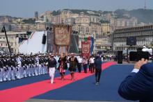 Veliero Amerigo Vespucci-Gonfalone Genova