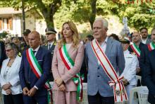 Cerimonia SantAnna di Stazzema-Verona Salis Giani