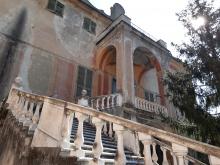 la facciata di Villa Pallavicini di Rivarolo