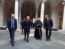 Visita Mons. Tasca a Tursi-Arrivo Tasca