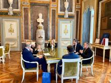 Visita ambasciatrice della Lettonia-Foto di gruppo