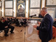 Visita augurale di mons. Tasca a Palazzo Tursi