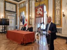 Visita augurale di mons. Tasca a Palazzo Tursi-Bucci, Tasca, Cassibba