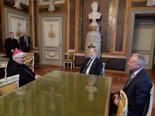 Visita augurale di mons. Tasca a Palazzo Tursi-Bucci, Cassibba, Tasca Ufficio Rappresentanza