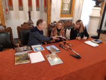 Visita di Denis Deroux sindaco di Bathernay