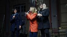 Assessori Bordilli e Bianchi e delegata Cavalleri sul palco 