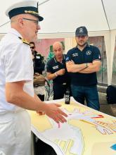foto operatori protezione civile e idrografico 