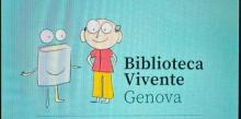 immagine grafica di bambino e libro con gli occhi