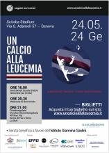 La locandina dell'evento con stilizzata la foto di Francesco Flachi mentre tenta una delle sue proverbiali rovesciate