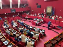 La Sala Rossa durante il Consiglio comunale di martedì 23 settembre