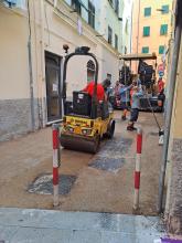 Rifacimento pavimentazione vicolo (foto di repertorio)