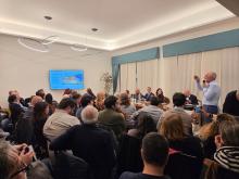 Un momento dell'incontro pubblico