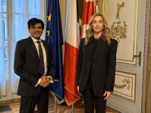 Aditya Ayyagari e Silvia Salis