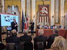 L'intervento del vicesindaco Terrile in Salone di Rappresentanza L'intervento del vicesindaco Terrile in Salone di Rappresentanza