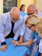 inaugurazione spiaggia bambini