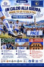 Locandina "Un calcio alla guerra"