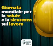 Manifesto giornata sicurezza lavoro