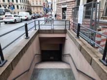 sottopasso Nunziata lavori  in corso