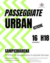 Grafica passeggiata urbanistica Sampierdarena