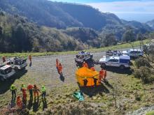 Protezione civile, questa mattina esercitazione anti incendio sul monte Gazzo