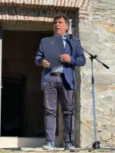 L'assessore Massimo Ferrante durante la presentazione dei lavori