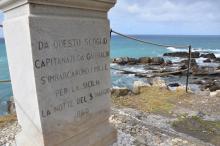 Incisione su stele a Quarto