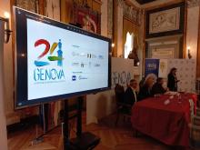 Un momento della conferenza stampa