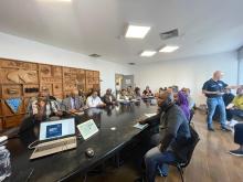 Protezione civile, la visita di una delegazione di rappresentanti di governi africani alla centrale operativa di Genova