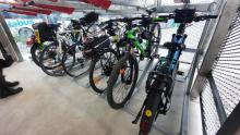  bici posteggiate nella velostazione di Brignole