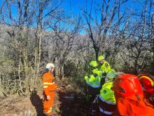 Protezione civile, questa mattina esercitazione anti incendio sul monte Gazzo