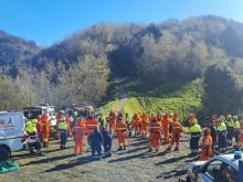 Protezione civile, questa mattina esercitazione anti incendio sul monte Gazzo