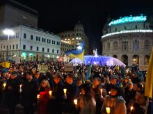 piazza De Ferrari piena di gente