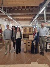 La presentazione delle casette per gatti