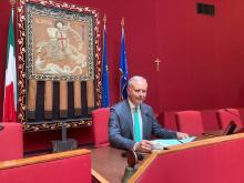 Il presidente del Consiglio comunale Carmelo Cassibba
