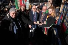 cerimonia pietra inciampo via Fillak Antonio Milani foto gruppo