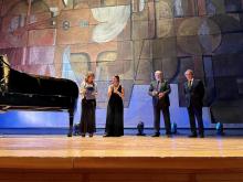 autorità sul palco del Carlo Felice