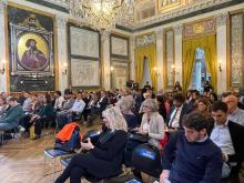 Il pubblico presente nel Salone di Rappresentanza
