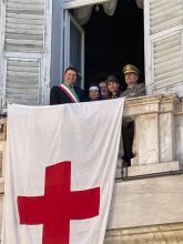 bandiera croce rossa a tursi