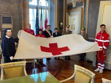 bandiera croce rossa a tursi