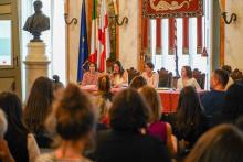 L'intervento della consigliera Francesca Ghio