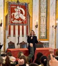 Il saluto della sindaca Salis in Salone di Rappresentanza