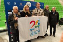 Foto conferenza stampa: Valter Peroni, Alessandra Bianchi, Massimo Zanotto, Pino Raiola, Antonio Micillo