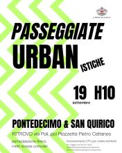 Grafica passeggiate urbanistiche Pontedecimo e San Quirico