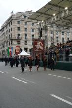 Il gonfalone del Comune di Genova