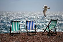 Lettini sulla spiaggia - foto di repertorio