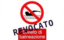revocato divieto di balneazione