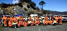 Protezione civile, questa mattina esercitazione anti incendio sul monte Gazzo
