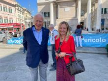 assessore bordilli con il pres unicef cirio